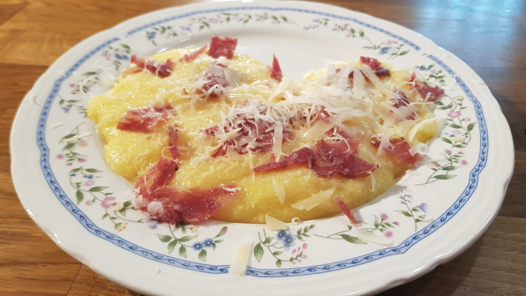 polenta with bacon web recipe